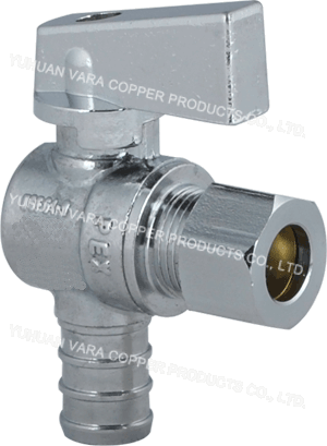 PEX x O.D. COMP ANGLE VALVE 1/4 TURN PEX x O.D. COMP ANGLE VALVE 1/4 TURN