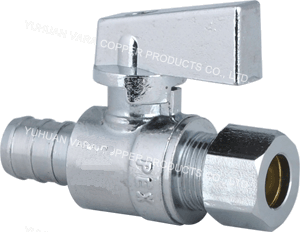 PEX x O.D. COMP STRAIGHT VALVE 1/4 TURN PEX x O.D. COMP STRAIGHT VALVE 1/4 TURN