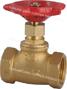 FEMALE x FEMALE STOP VALVE BRASS