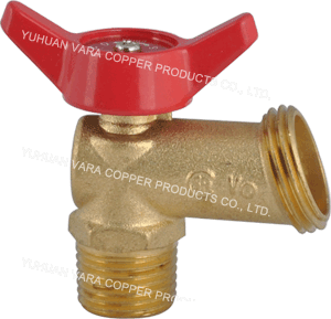 MIP/C x HOSE BOILER DRAIN ANGLE VALVE BRASS QUARTER TURN