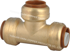 PUSH FITTING BRASS TEE(PUSH x PUSH x PUSH) PUSH FITTING BRASS TEE(PUSH x PUSH x PUSH)