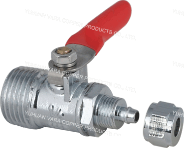 MPT x OD.N BALL VALVE 1/2 TURN STANDARD PORT
