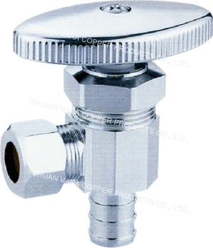 PEX x O.D. COMP. ANGLE VALVE