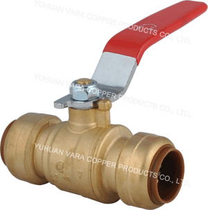 PUSH x PUSH PIPE PORT BALL VALVE PUSH x PUSH PIPE PORT BALL VALVE