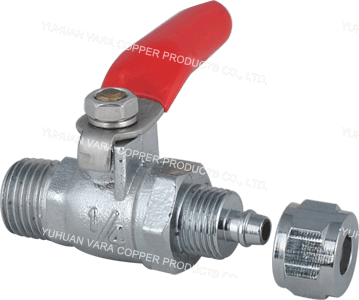 MPT x OD.N BALL VALVE 1/2 TURN STANDARD PORT