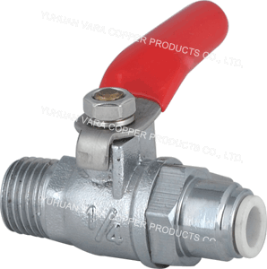 MPT x OD.C BALL VALVE 1/2 TURN STANDARD PORT